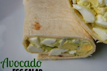 Avocado Egg Salad Wrap