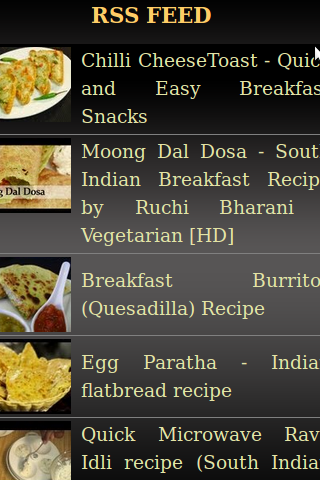 Indian Breakfast recipes