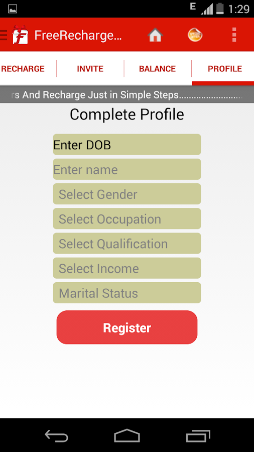 Free Recharge Deals- screenshot