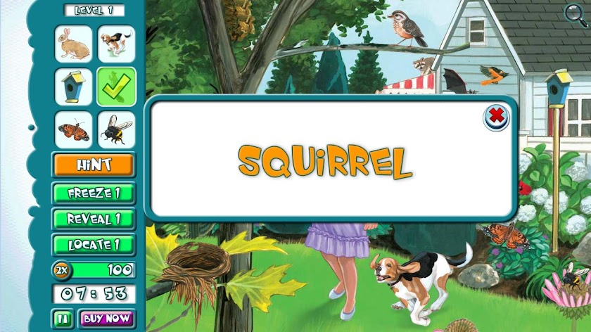 Hidden Object Jr Habitat Spy Screen 2