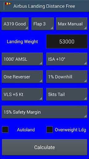 Airbus Landing Distance -Trial