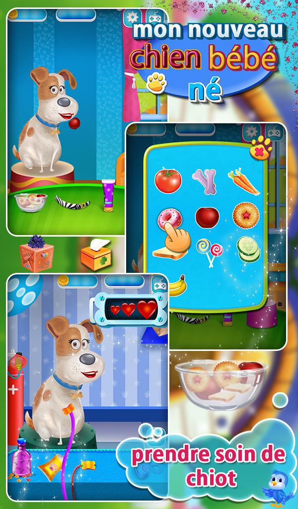 Android application My New Dog Baby Born screenshort