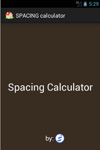 Spacing Calculator