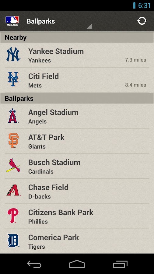 Ballpark Android Apps on Google Play