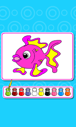 Coloring Pages Fish Coloring poster 3