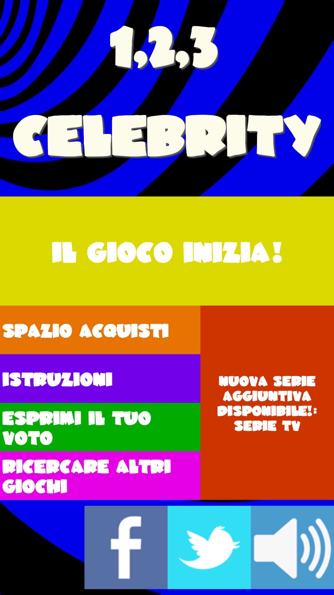 Android application 1,2,3 Celebrity : Times Up screenshort