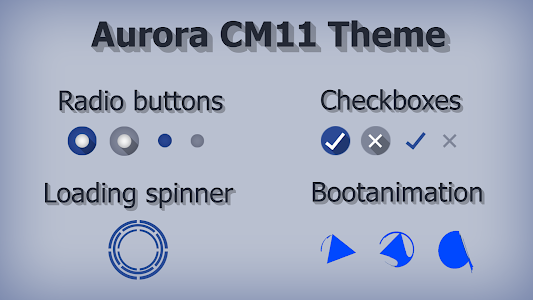 Screenshot Aurora CM11 Theme v2.0.5