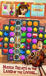 Screenshot 2 for Sugar Smash Book of Life Free Match 3 Games 3.64.110.811291018 MOD APK