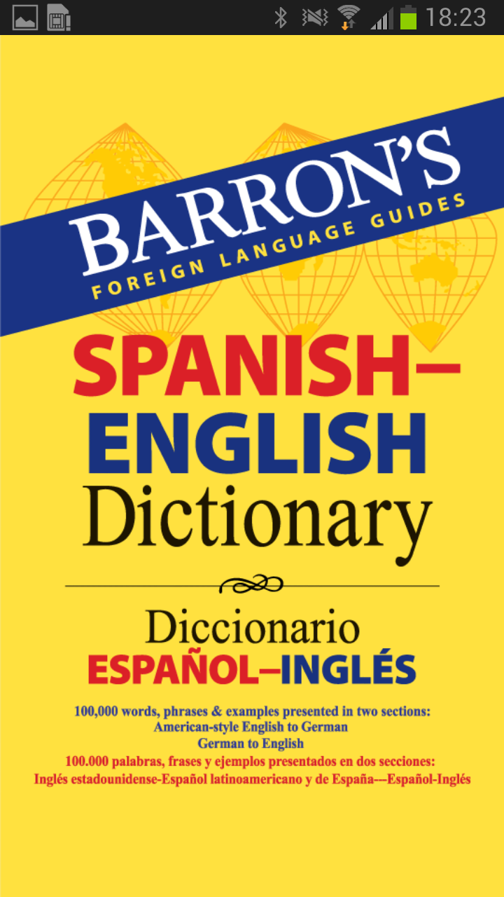 Barron’s Spanish-English Screen 1