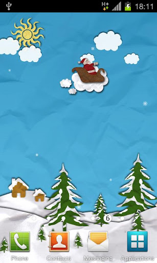 Christmas Paper Live Wallpaper