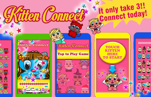 Kitten Blaster Connect 3 Game