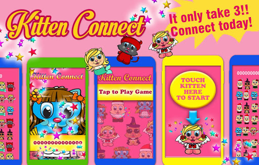 【免費休閒App】Kitten Blaster Connect 3 Game-APP點子