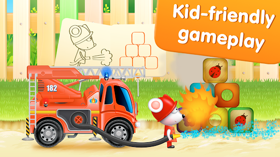 Firetrucks: rescue for kids - screenshot thumbnail