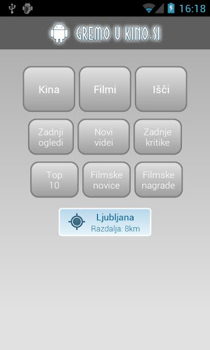 Kino sporedi - Slovenija