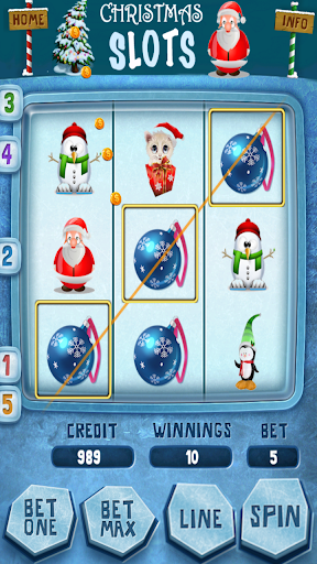 【免費博奕App】SantaClaus Christmas Slots Fun-APP點子