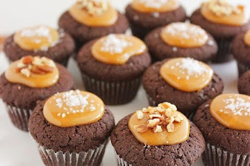 Salted Caramel Brownie Bites