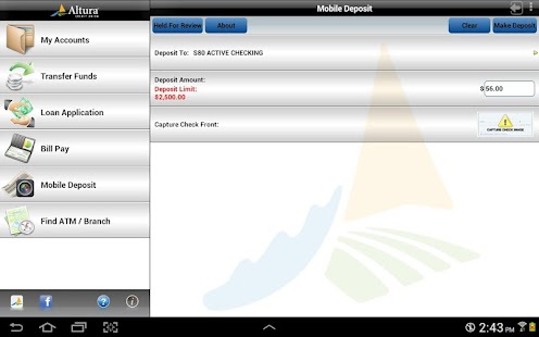 Altura Credit Union Tablet Screenshots 4