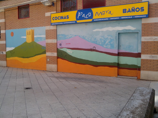 Pintura en Plaza Jara