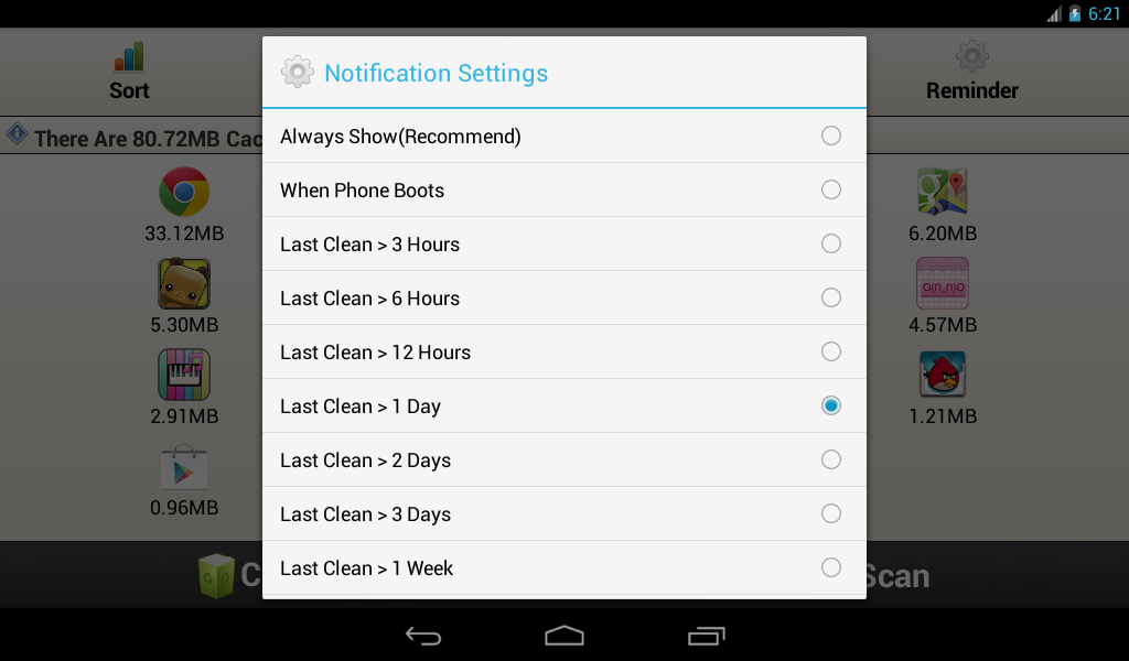 Easy Cache Cleaner Android