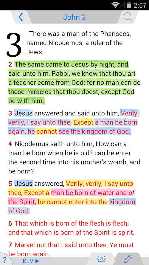 Android application Biblia NVI screenshort
