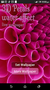 3D Petals Water Effect LWP Screenshots 0