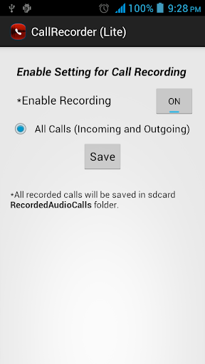 Call Recorder Lite