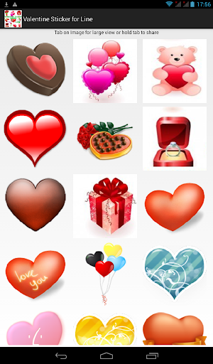 Valentine Sticker for Line