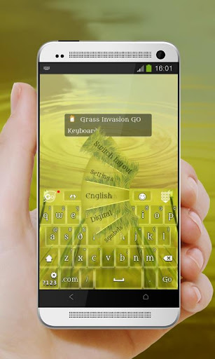 【免費個人化App】草入侵 GO Keyboard Theme-APP點子
