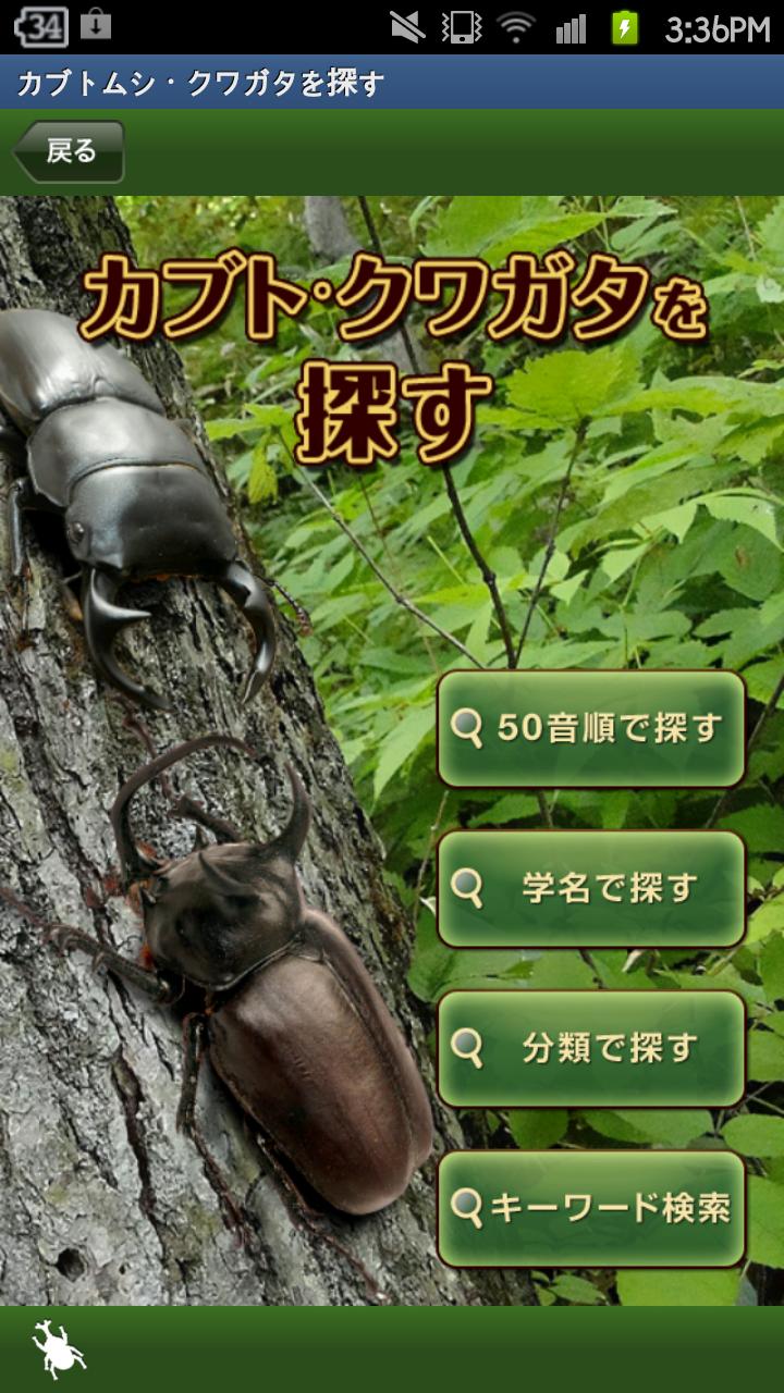 世界のカブト・クワガタ図鑑 Screen 2