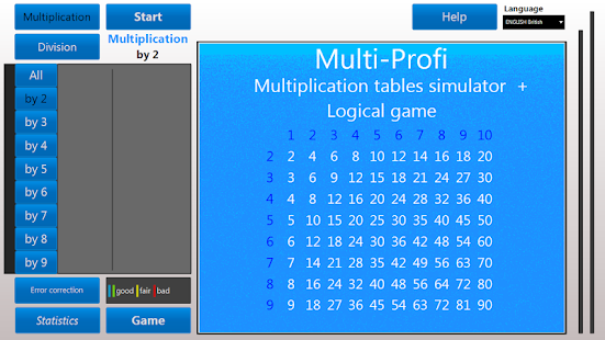 Multiplication tables trainer+(圖1)-速報App