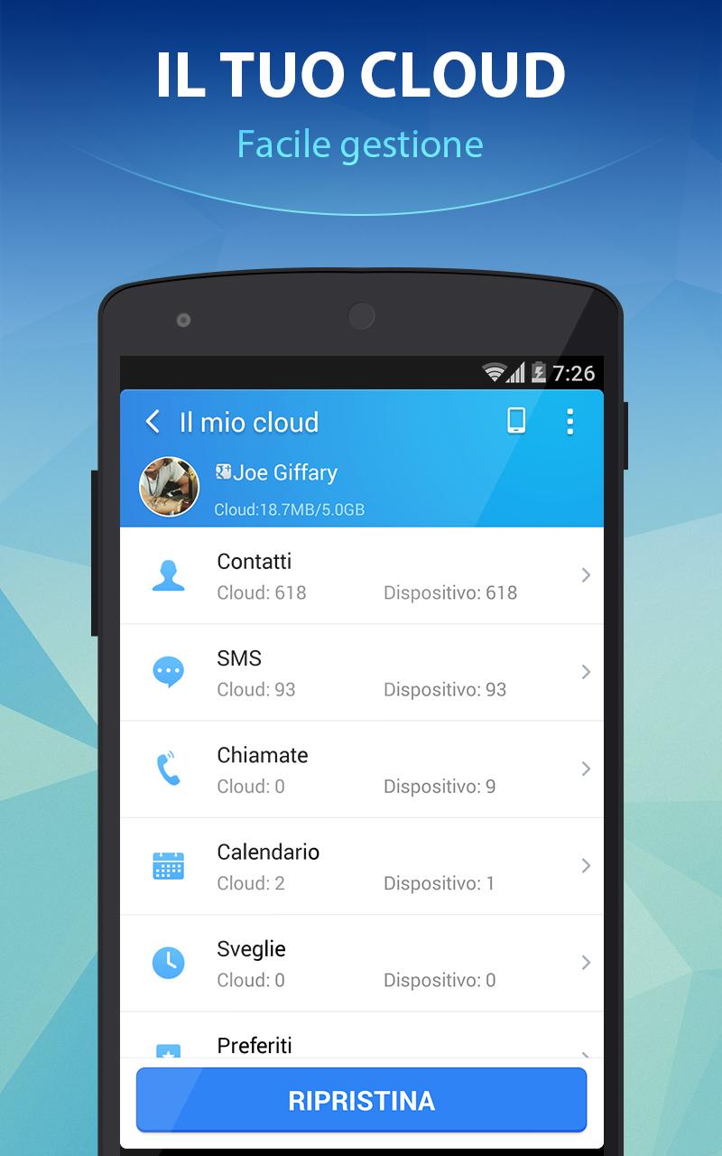 CM Backup - Contatti,Foto,SMS Screen 3