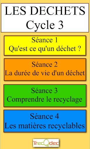 Livret pédagogique les déchets