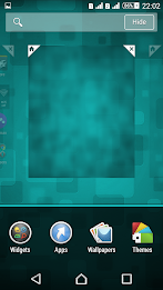 Texture Teal Xperien Theme poster 7