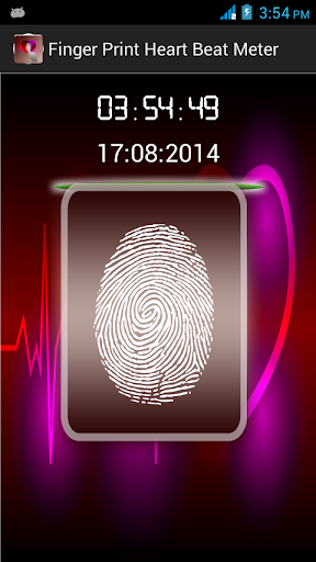 【免費娛樂App】finger print heart beat meter-APP點子