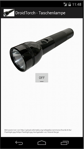 DroidTorch - Taschenlampe