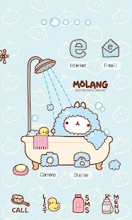 bubble shower molang