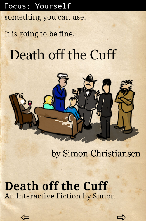 Android application Death off the Cuff screenshort