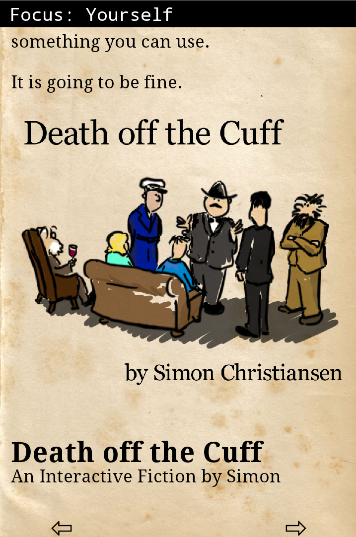 Death off the Cuff Screen 1