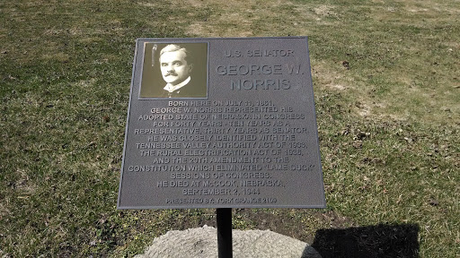 US Senator George W Norris Birth Place