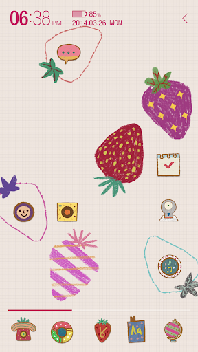 Sweet strawberry_ATOM theme