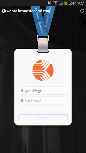 Kronos for Federal webTA