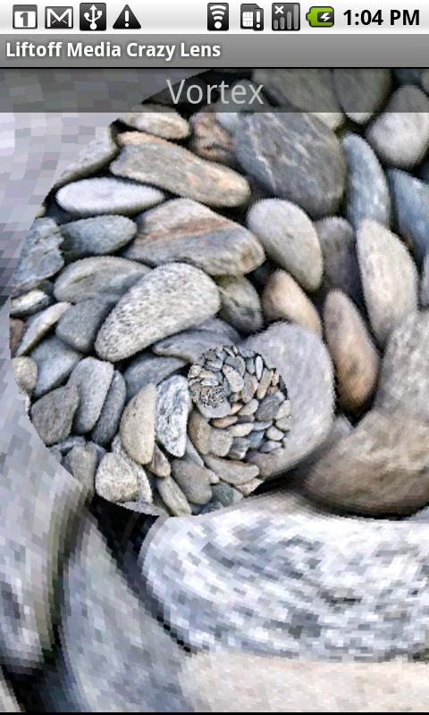 Android application Crazy Lens screenshort