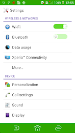 XPERIA™ Clean Foggy Theme poster 4