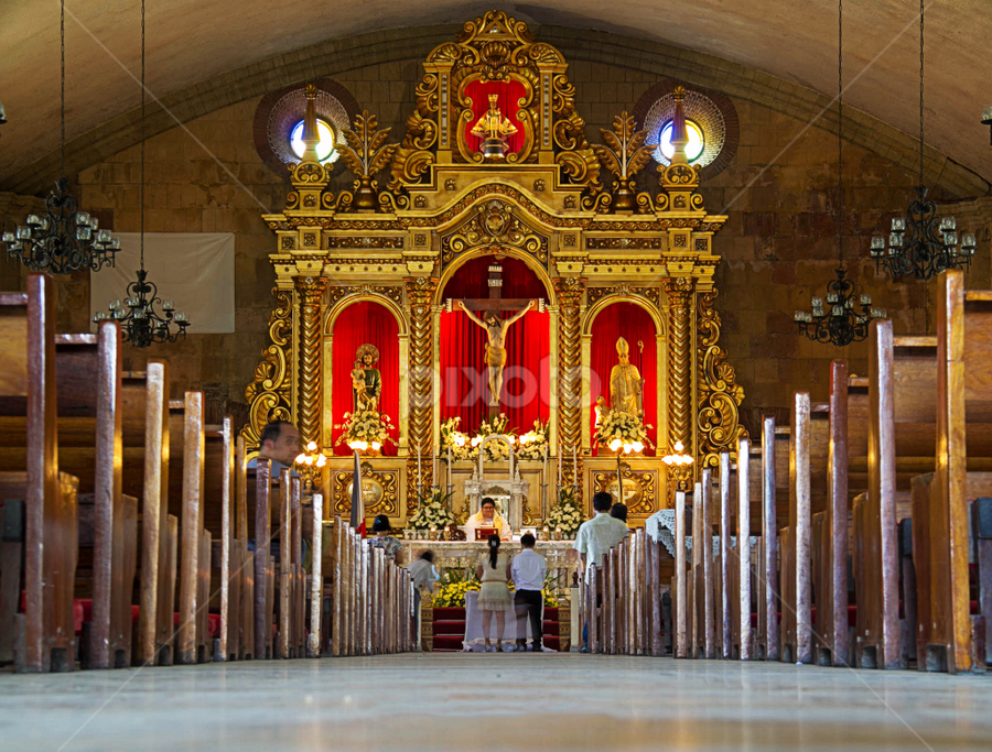 A Wedding at Miag-Ao Church by Steve Francis Quiatchon - Buildings & Architecture Places of Worship