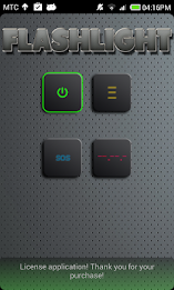 Flashlight with Morse poster 2