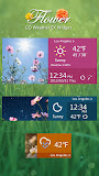 Flower GO Weather Widget Theme