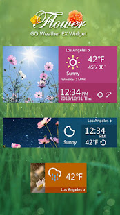 Flower GO Weather Widget Theme(圖1)-速報App
