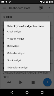 Dashboard Cast Screenshot