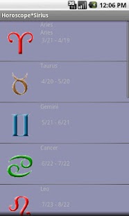 Horoscope*Sirius Screenshots 2