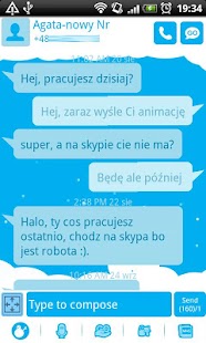 GO SMS Pro Snowman Theme Screenshots 0